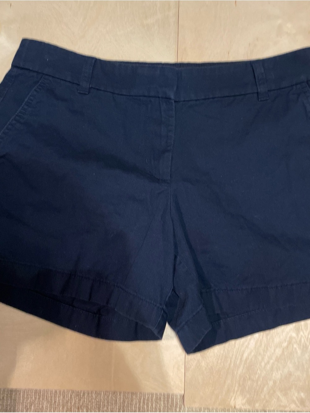 J. Crew Navy High-Rise Cotton Shorts
